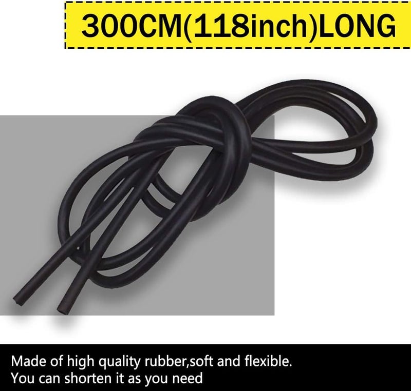DWARFOO Windshield Washer Hose Kit, 3 Meter Washer Fluid Hose with 6 Pcs Hose Connectors, Universal Windshield Washer Nozzles Kit for Windshield Washer Nozzle Installation, Connect Car Water Pump and Nozzles - Image 5